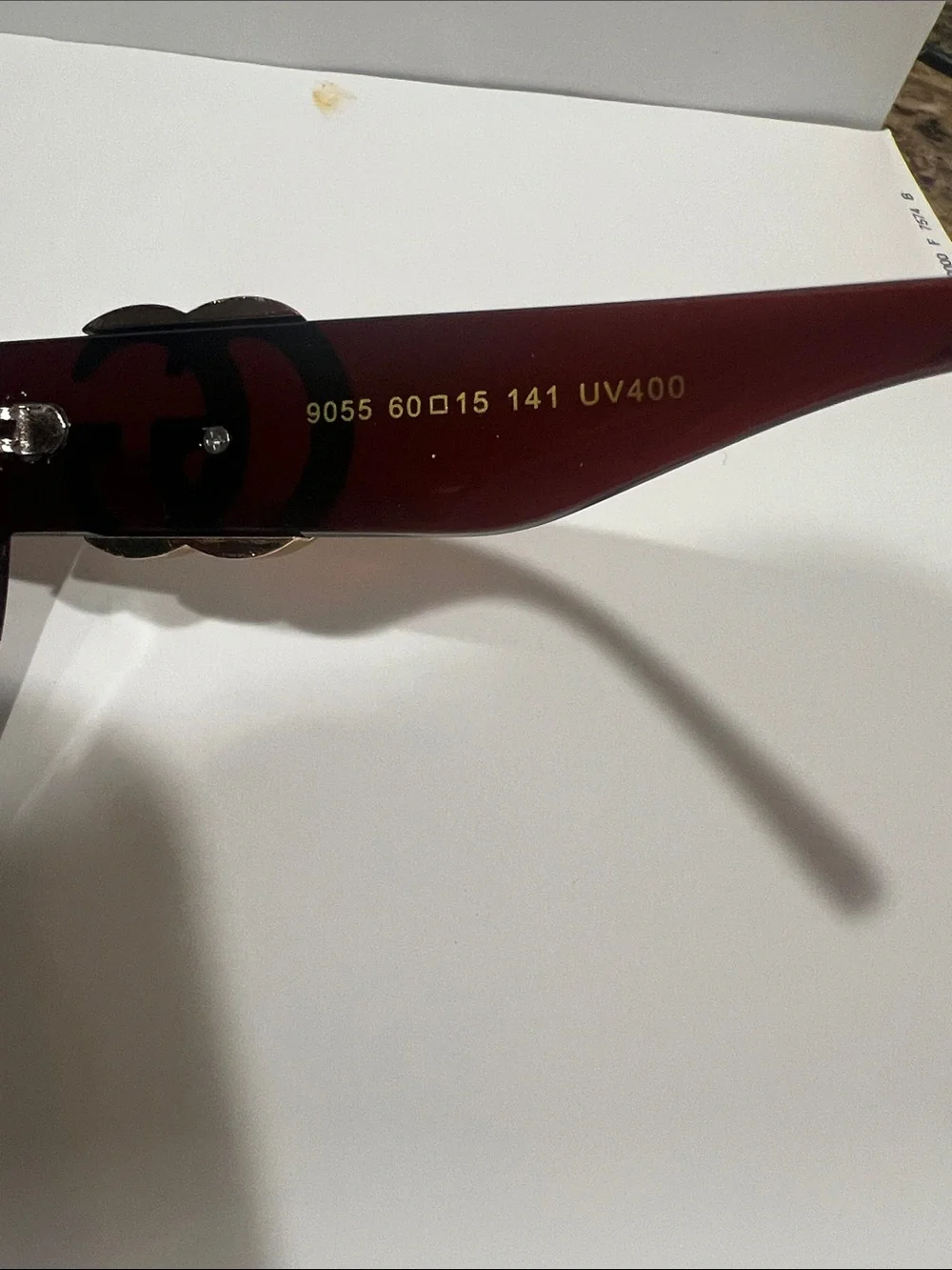 Gucci  Oversized Square Sunglasses in Burgundy and Black with Gradient Lens’s